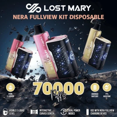 Lost Mary NERA Fullview 70K Disposable Vape 5%